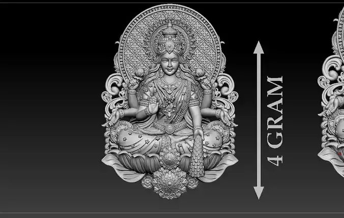 Laxmi Mata 3D print model 3D print model 3D print model