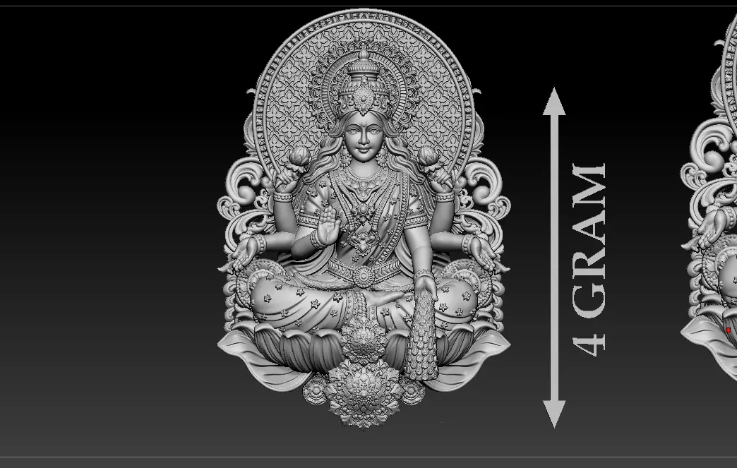 Laxmi Mata 3D print model 3D print model 3D print model_0