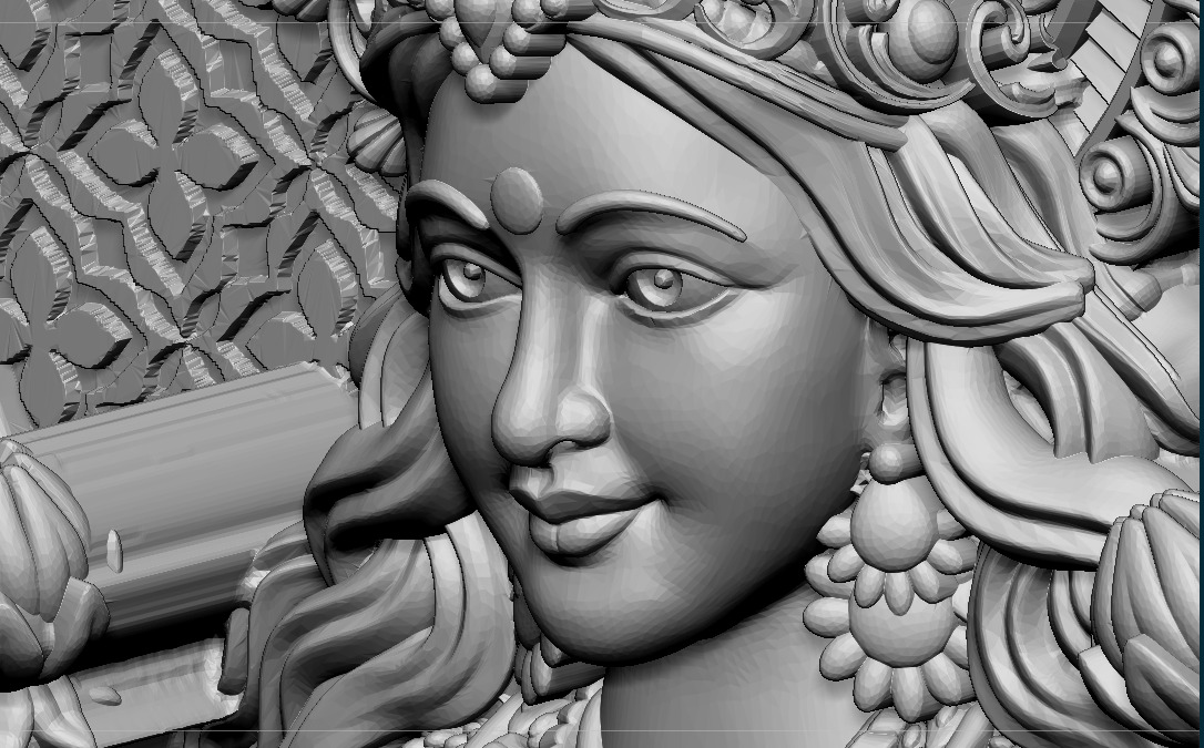 Laxmi Mata 3D print model 3D print model 3D print model_13