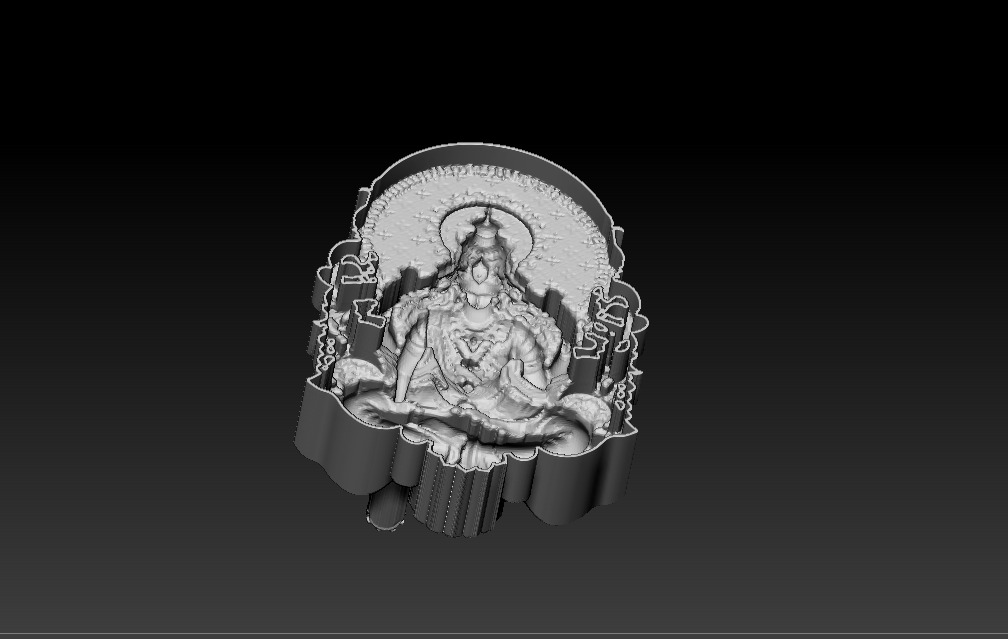 Laxmi Mata 3D print model 3D print model 3D print model_25
