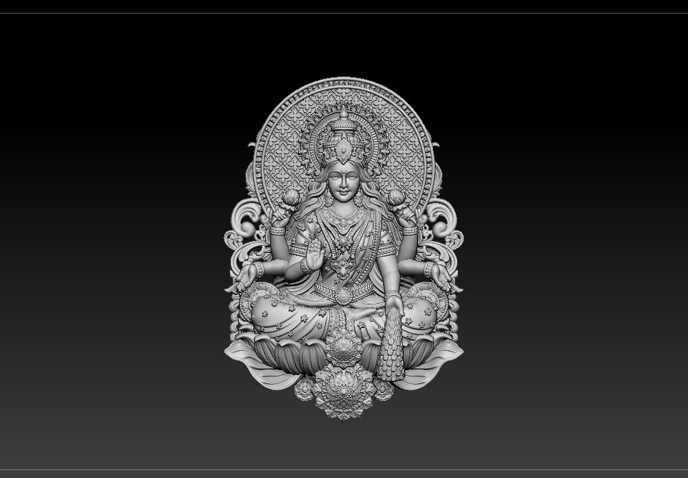 Laxmi Mata 3D print model 3D print model 3D print model_27