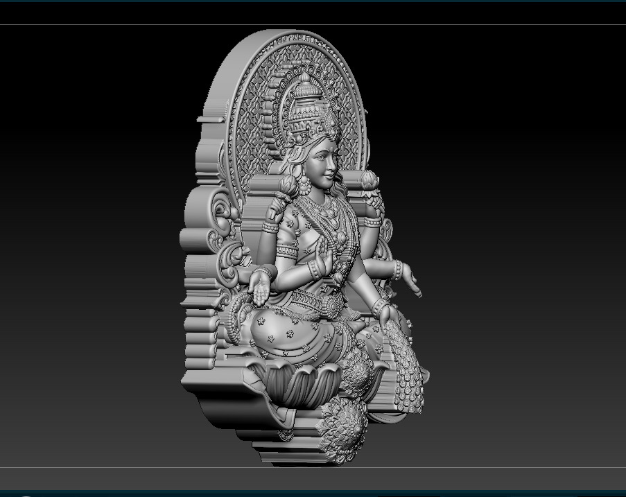 Laxmi Mata 3D print model 3D print model 3D print model_9