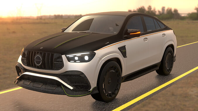 Mercedes AMG GLE 63 Coupe Mansory 2025 3D model