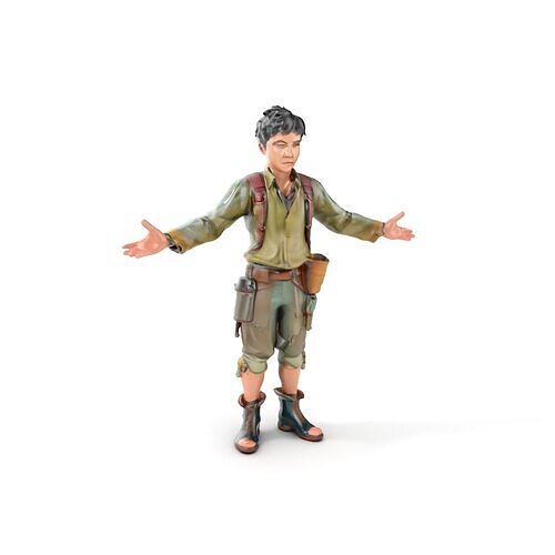 Young Adventurer Rigged and Animated Character Model with Exp... Low-poly 3D model