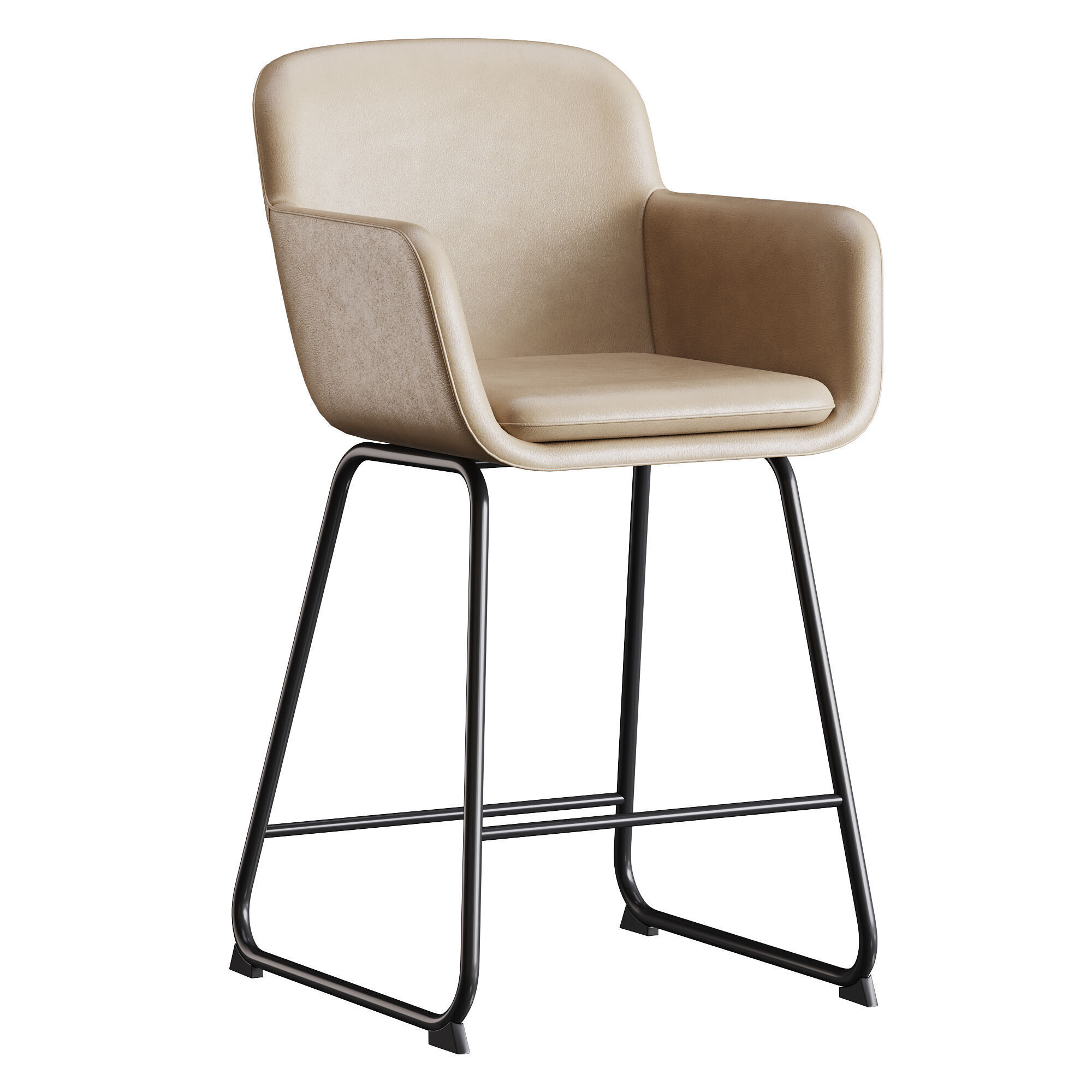 Lawrence Counter Stool 3D model_2