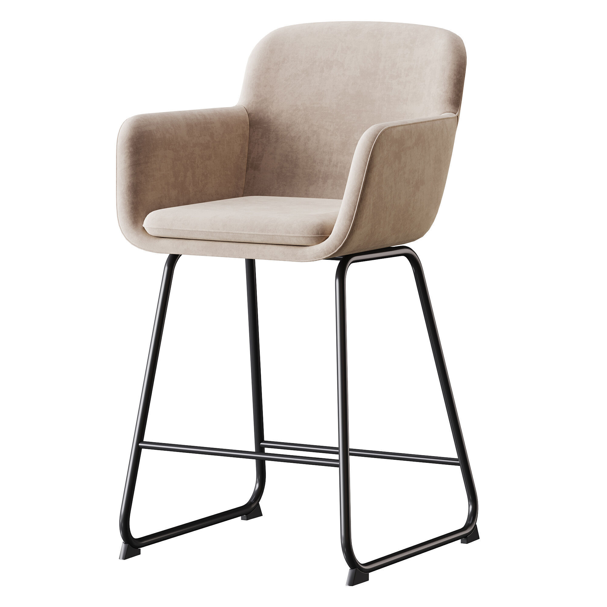 Lawrence Counter Stool 3D model_7