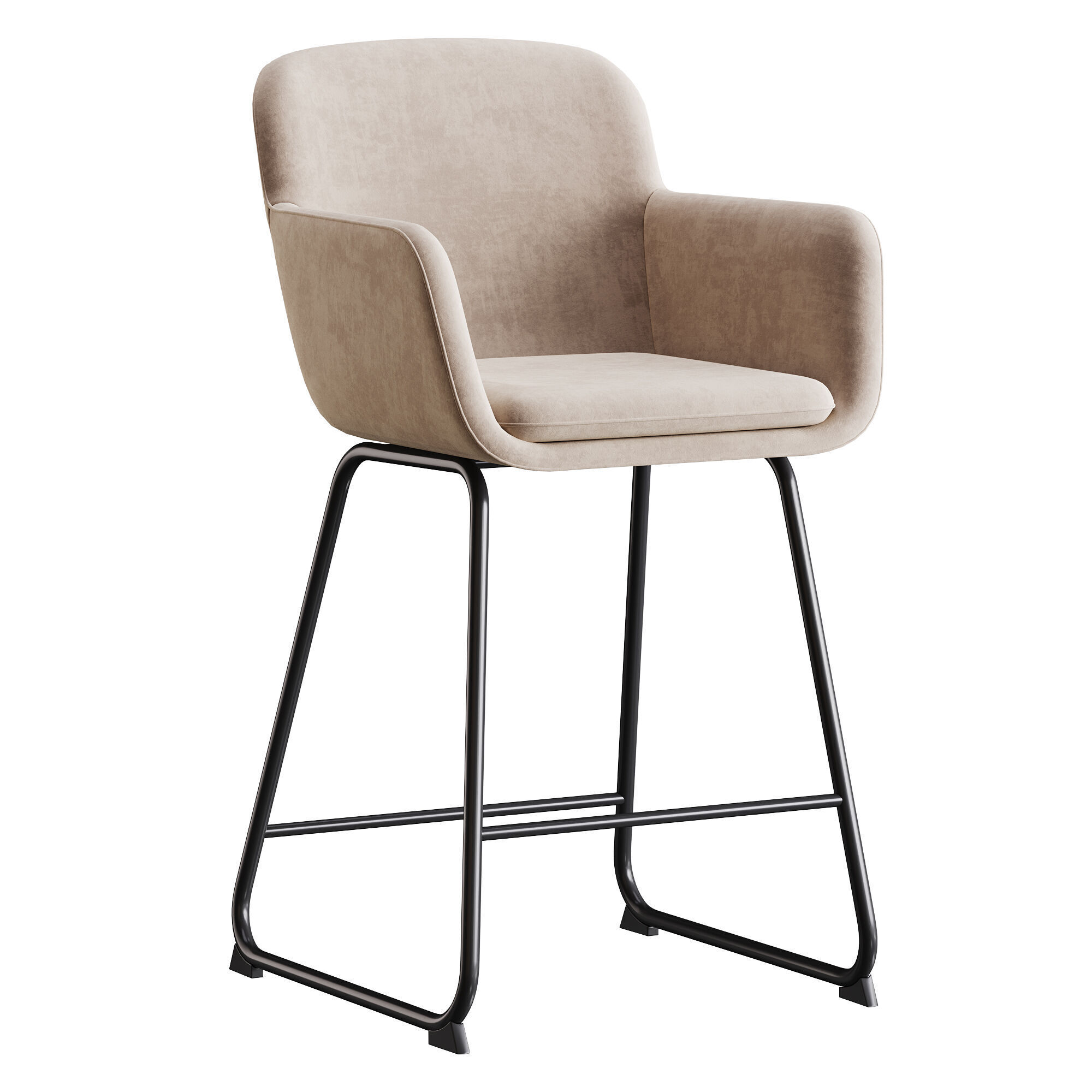 Lawrence Counter Stool 3D model_1