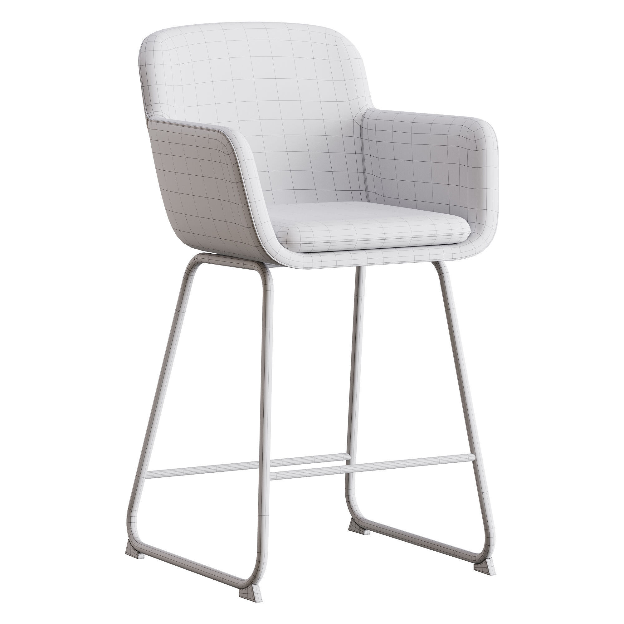 Lawrence Counter Stool 3D model_13