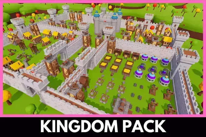 Kingdom - Stylized Low Poly Asset Pack by Ake