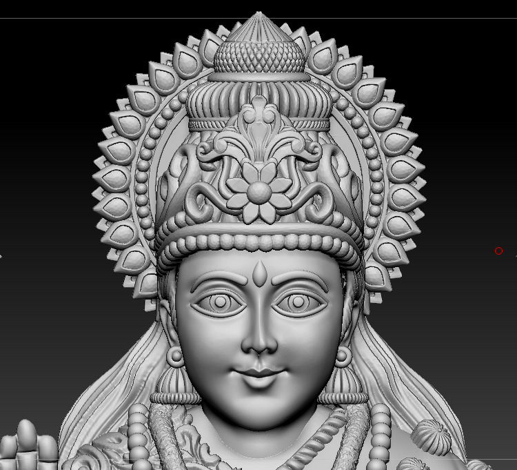 Laxmi Mata 3D print model 3D print model_36