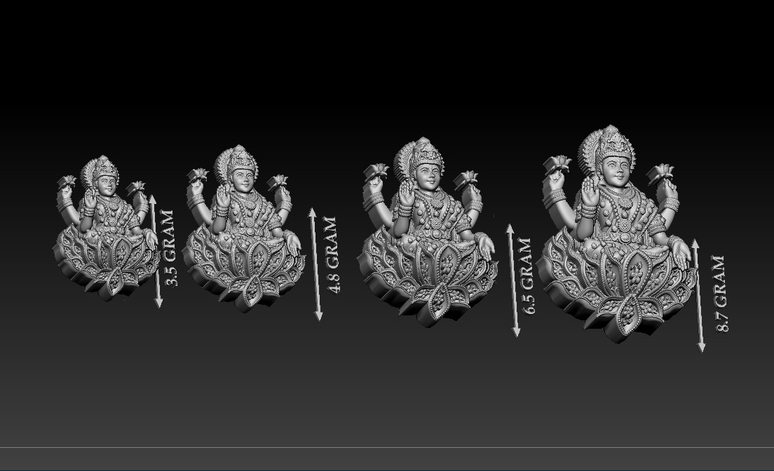 Laxmi Mata 3D print model 3D print model_17
