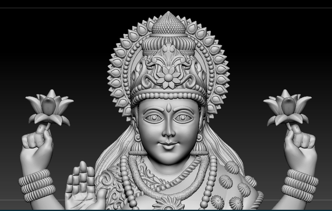 Laxmi Mata 3D print model 3D print model_25