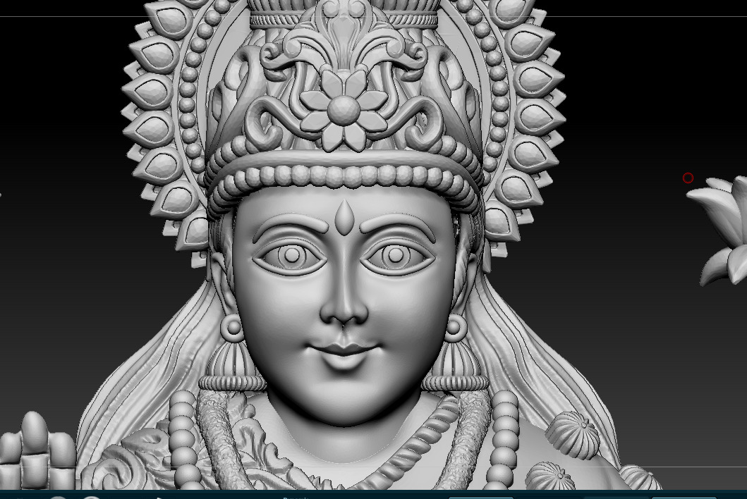 Laxmi Mata 3D print model 3D print model_48