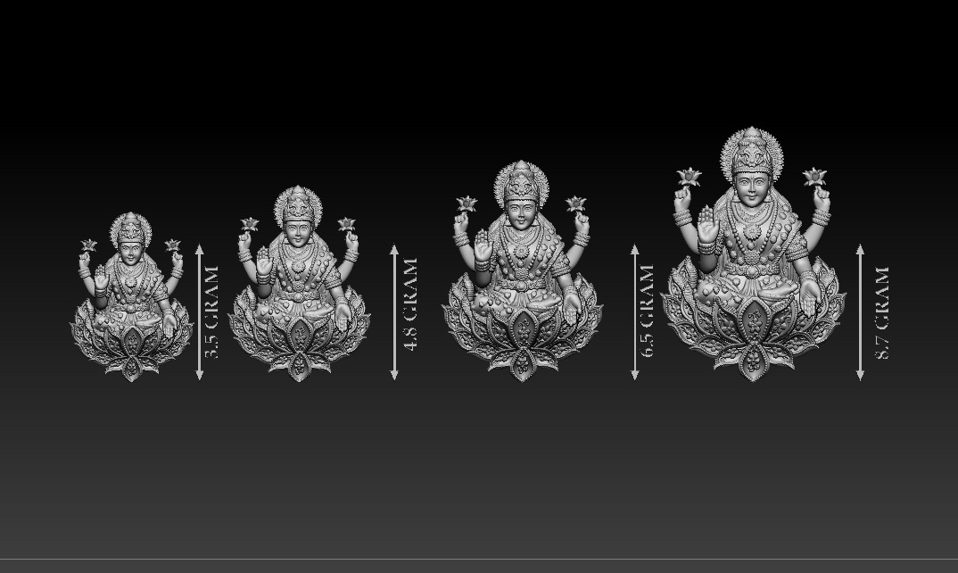 Laxmi Mata 3D print model 3D print model_9