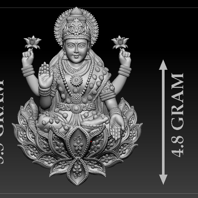 Laxmi Mata 3D print model 3D print model_26