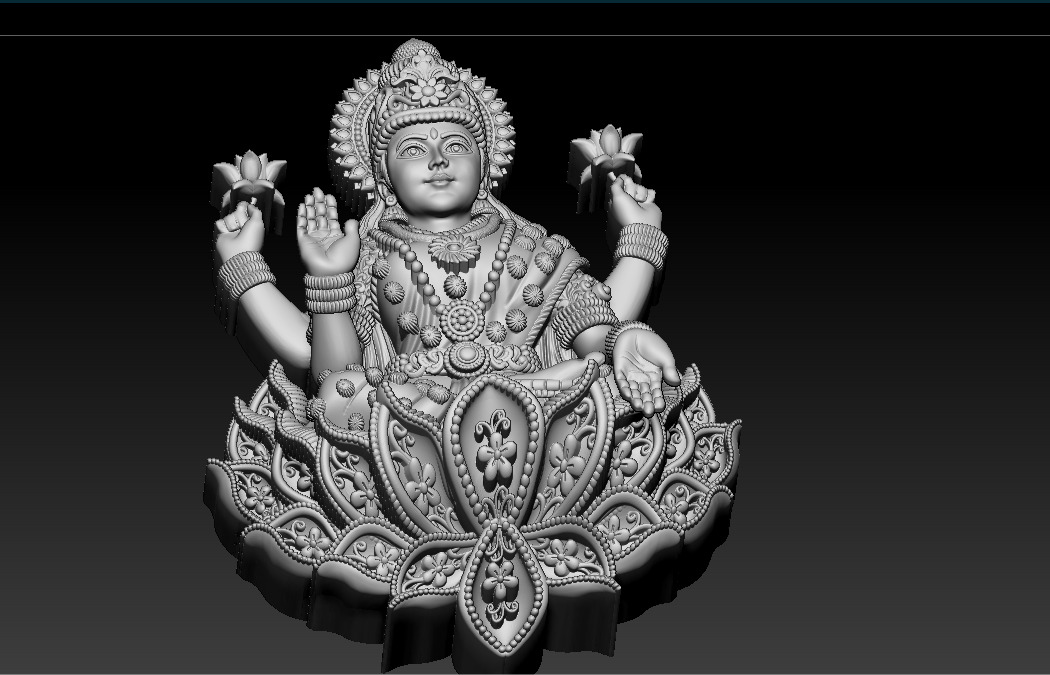 Laxmi Mata 3D print model 3D print model_13