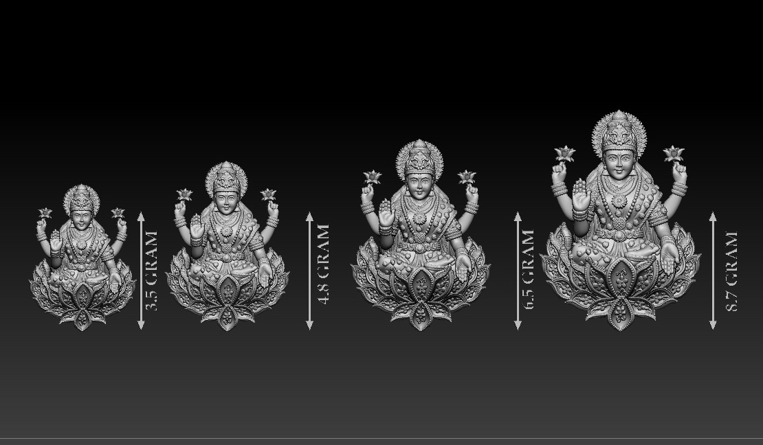 Laxmi Mata 3D print model 3D print model_1