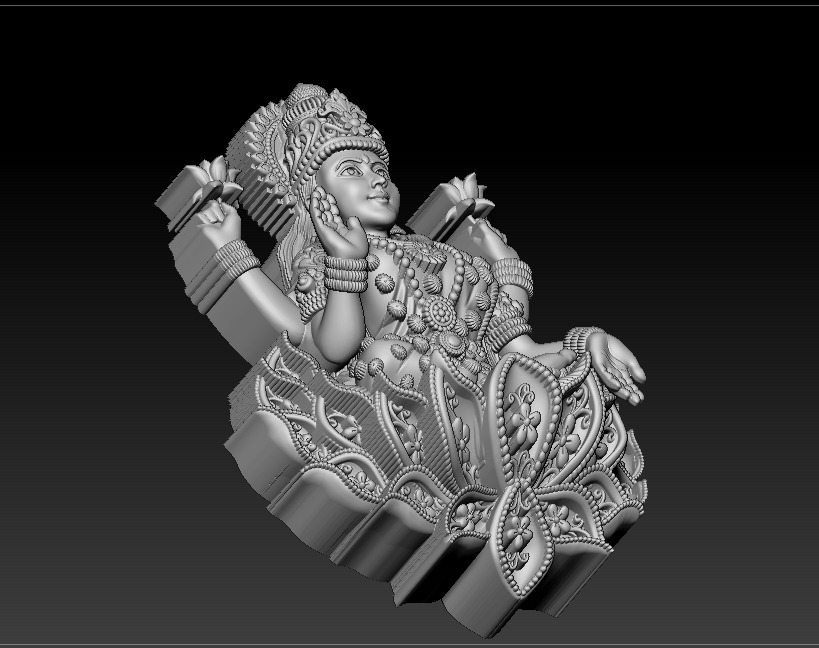 Laxmi Mata 3D print model 3D print model_34