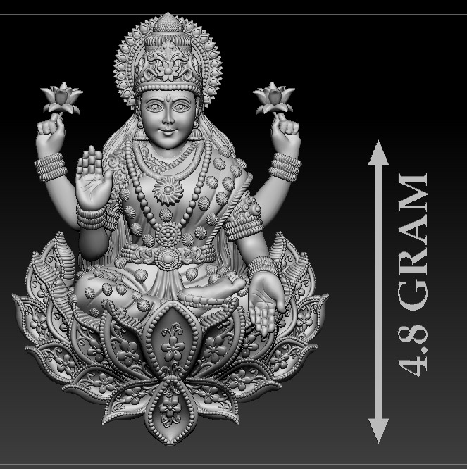 Laxmi Mata 3D print model 3D print model_32