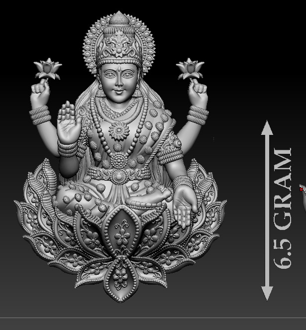 Laxmi Mata 3D print model 3D print model_50