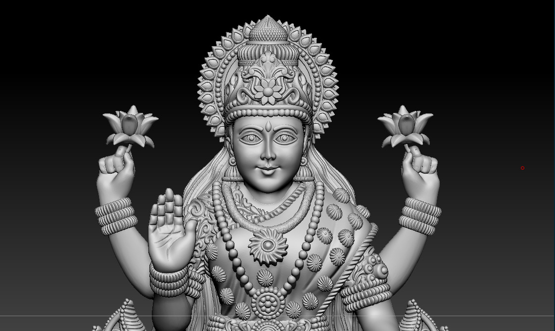 Laxmi Mata 3D print model 3D print model_19