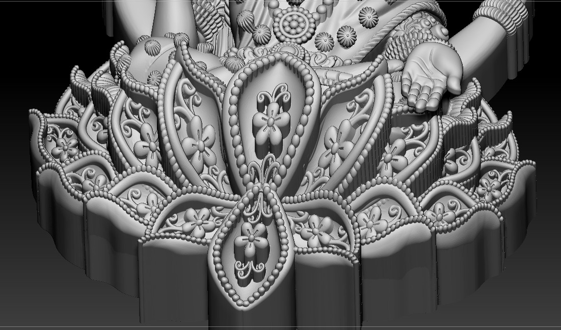 Laxmi Mata 3D print model 3D print model_46