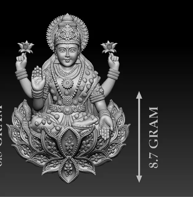 Laxmi Mata 3D print model 3D print model_0