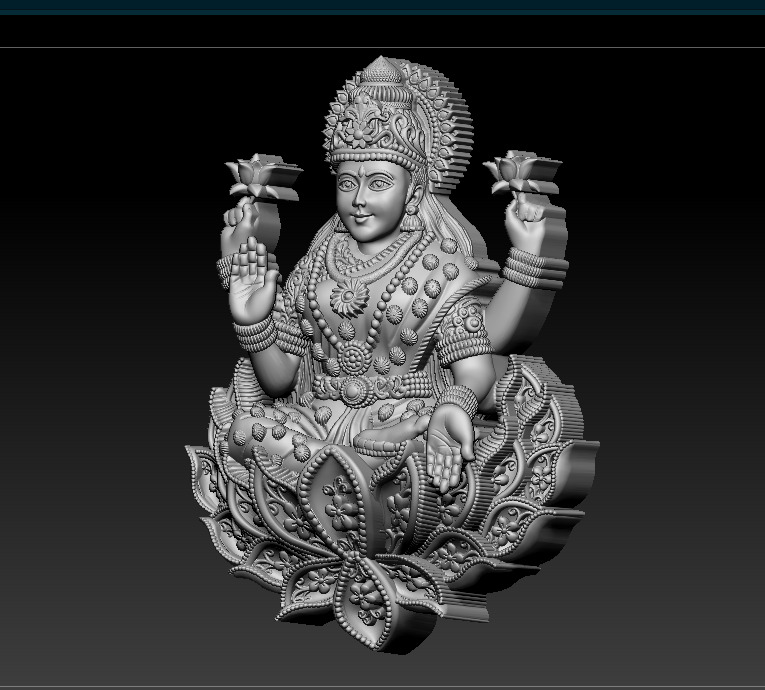 Laxmi Mata 3D print model 3D print model_18