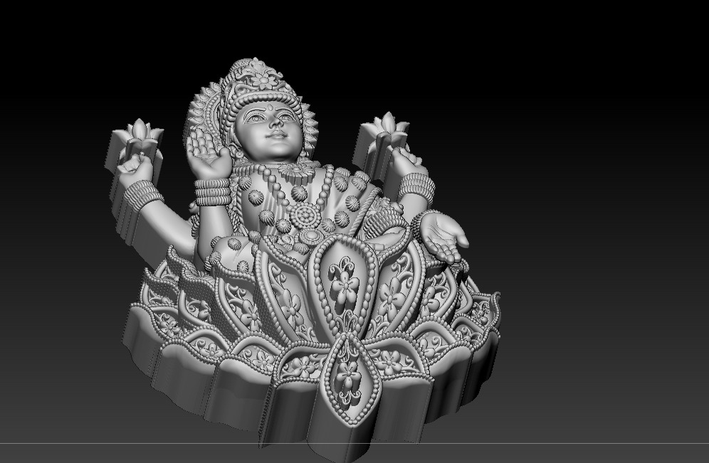 Laxmi Mata 3D print model 3D print model_41
