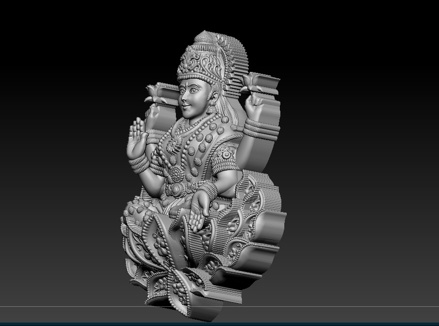 Laxmi Mata 3D print model 3D print model_8