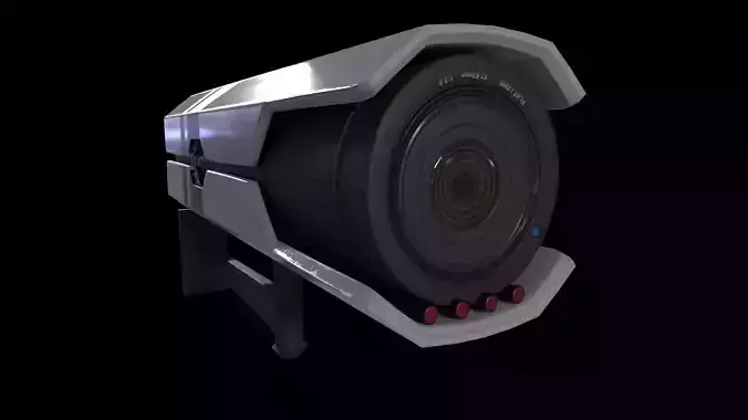 Security Camera - Game Ready Low Poly PBR 3D Model