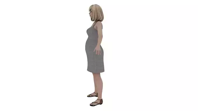 Realistic pregnant women 