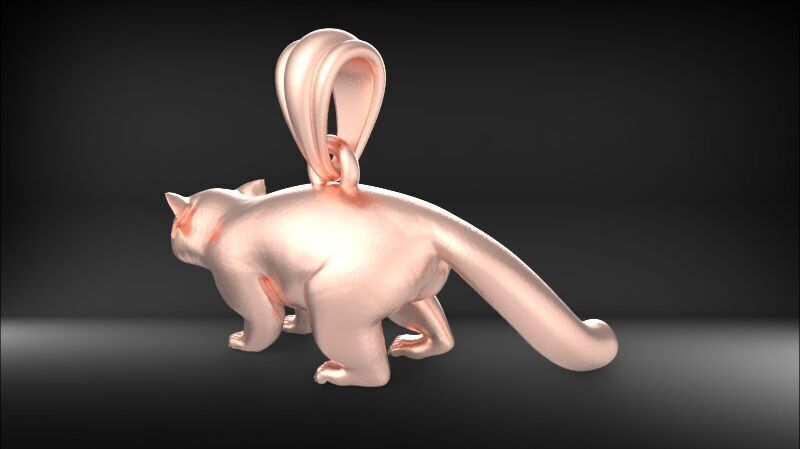 Panda Pendant 3D print model_19