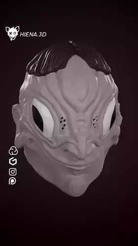 EVIL EYE DAN DA DAN MASK COSPLAY