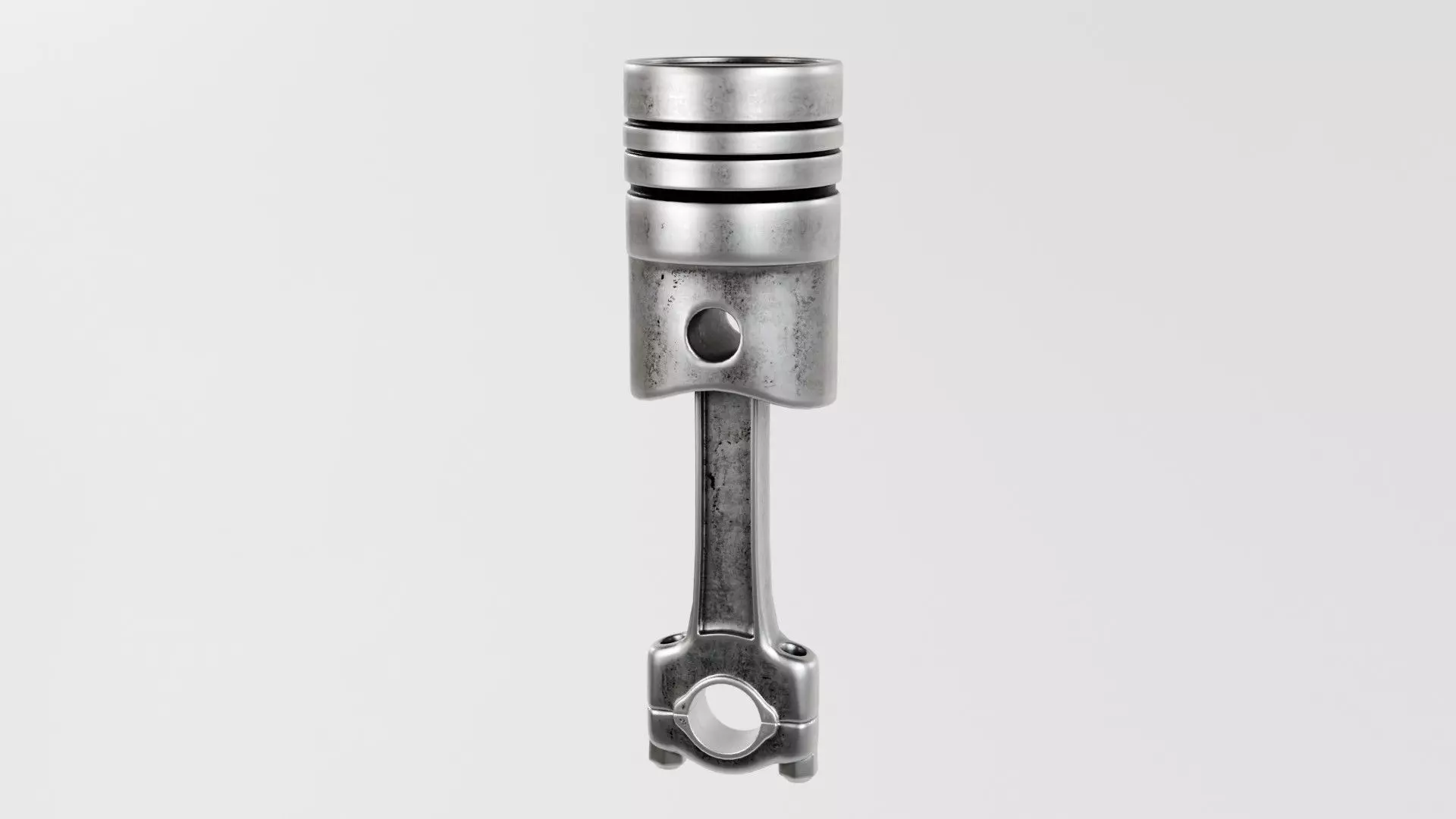 engine piston Free 3D model_0