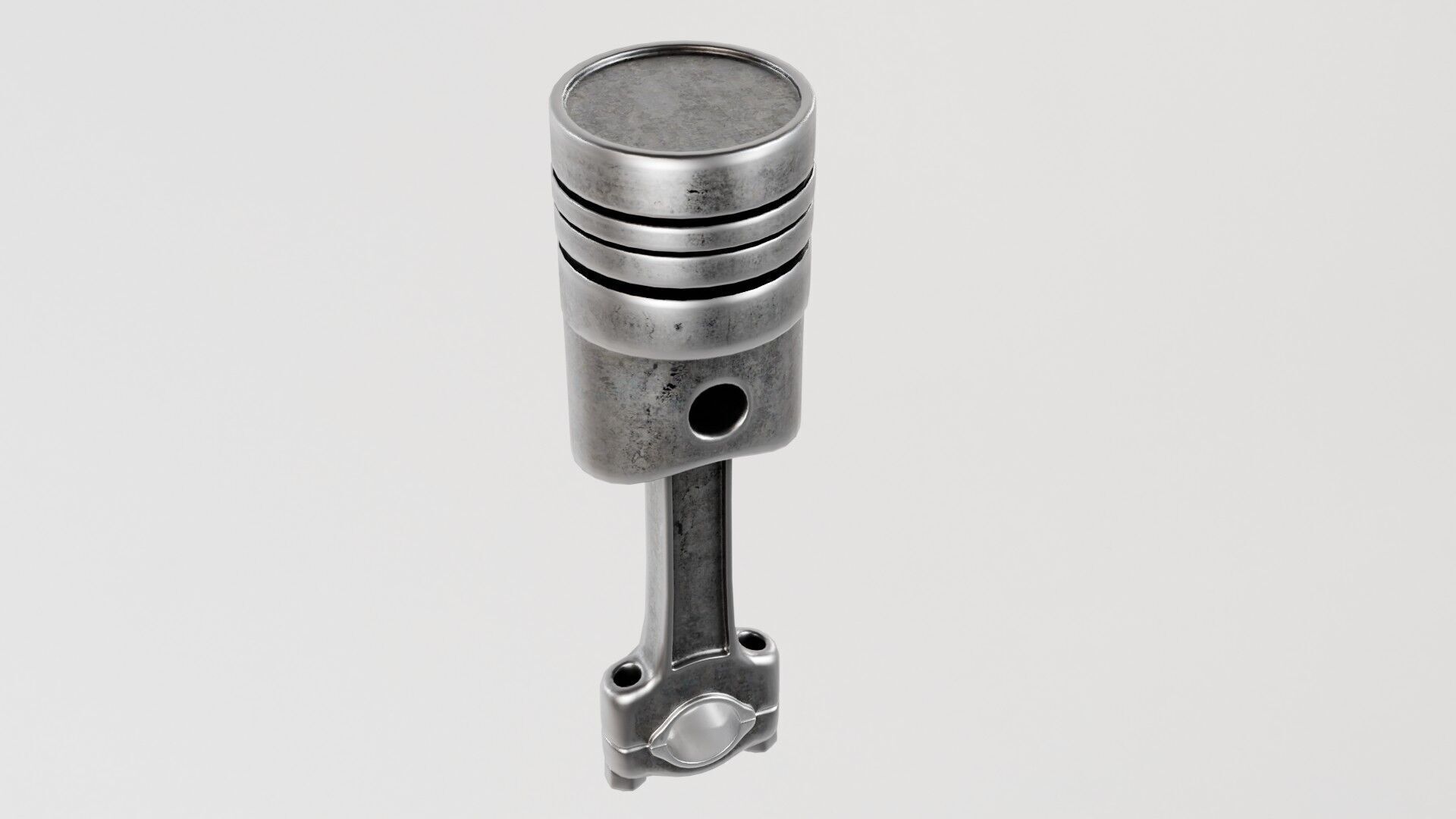 engine piston Free 3D model_1