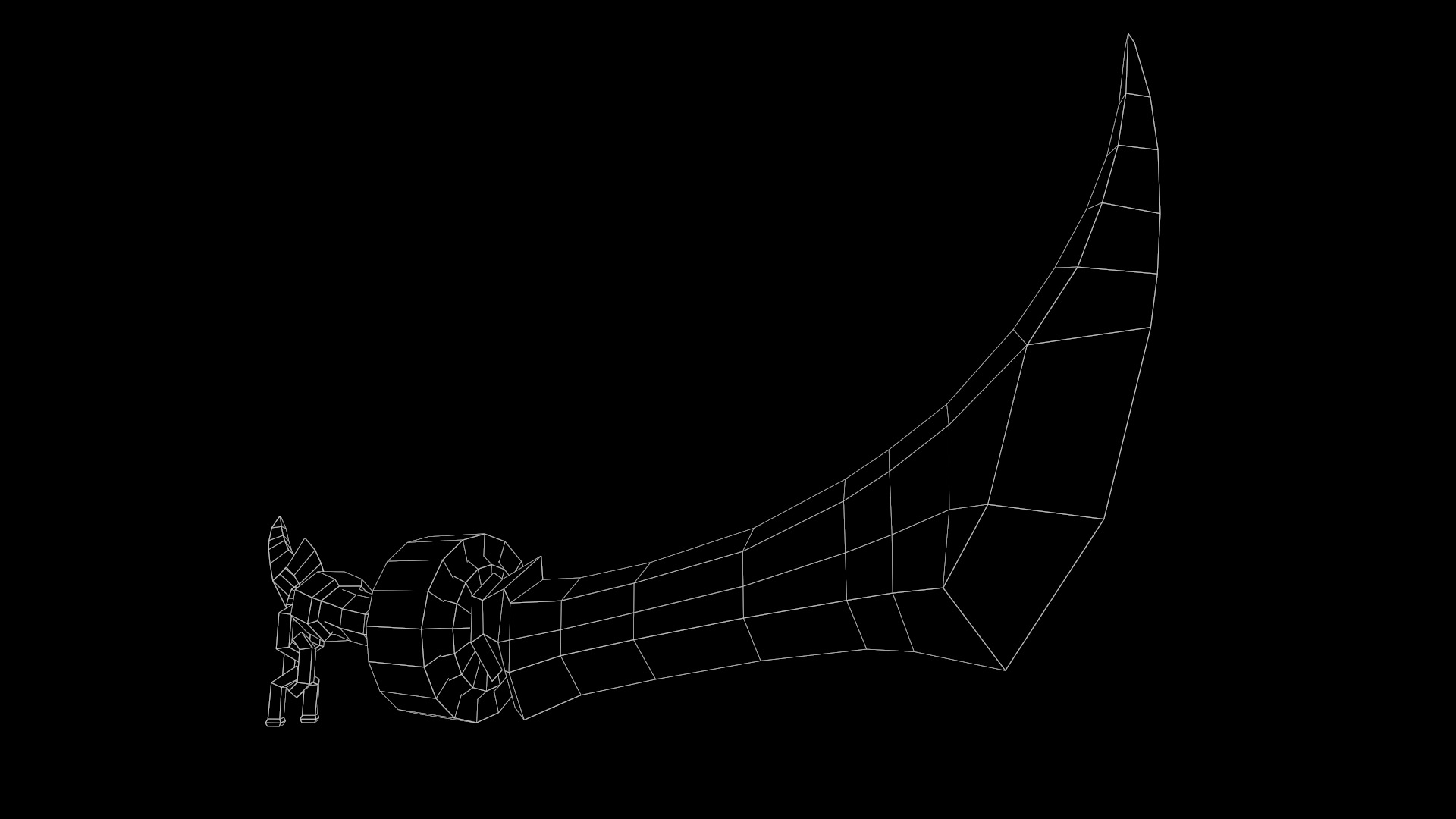 Stylized Sword - Game Ready Low Poly PBR 3D Model Low-poly 3D model_1