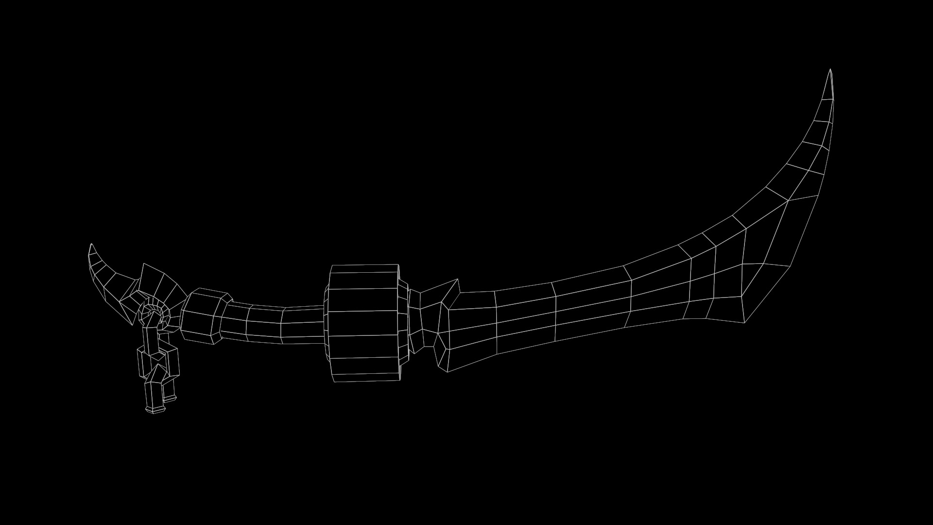 Stylized Sword - Game Ready Low Poly PBR 3D Model Low-poly 3D model_3