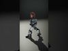 Cyberpunk Warrior Character  Fully Rigged and Animated Low-poly 3D model_2