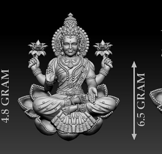 Laxmi Mata 3D print model  3D print model