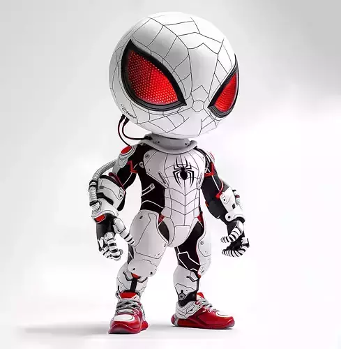  Cyberpunk Spiderman Mecha toy 3D print model