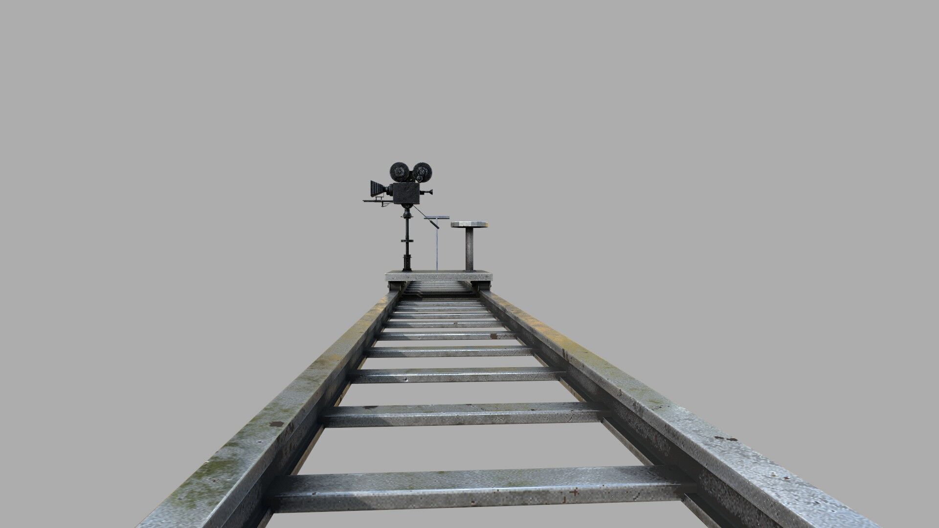 cinema shooting camera trolley 3D model_6