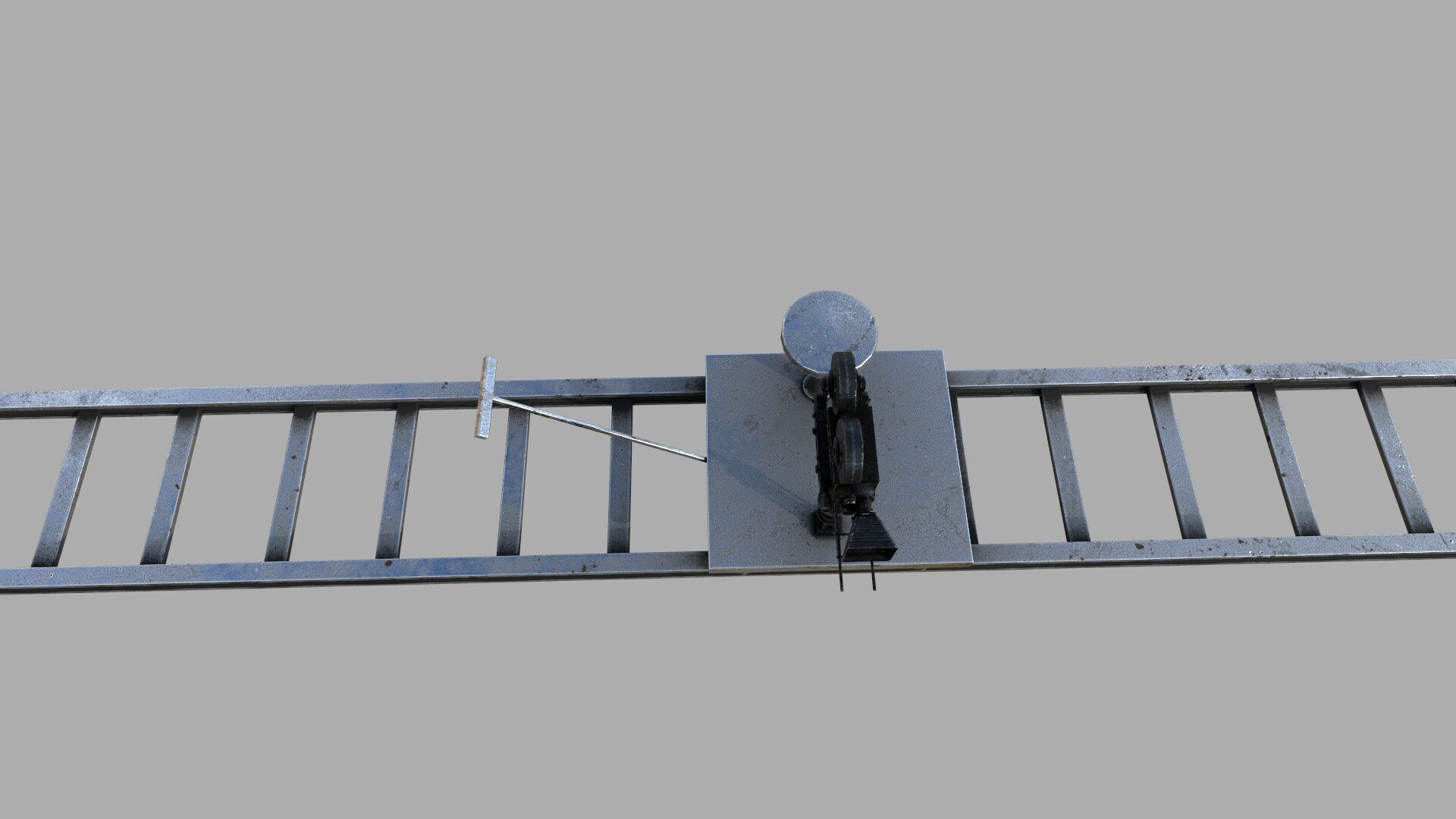 cinema shooting camera trolley 3D model_5