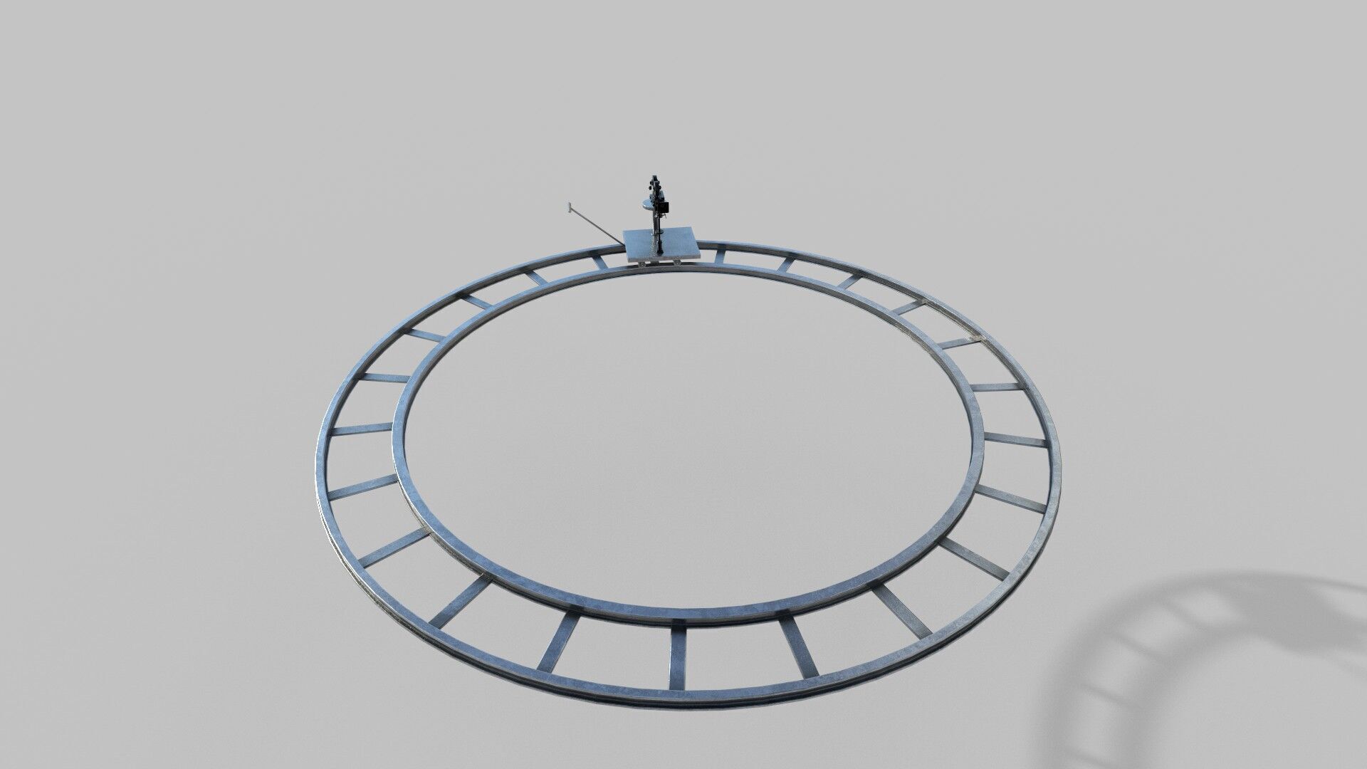 cinema shooting camera trolley 3D model_10