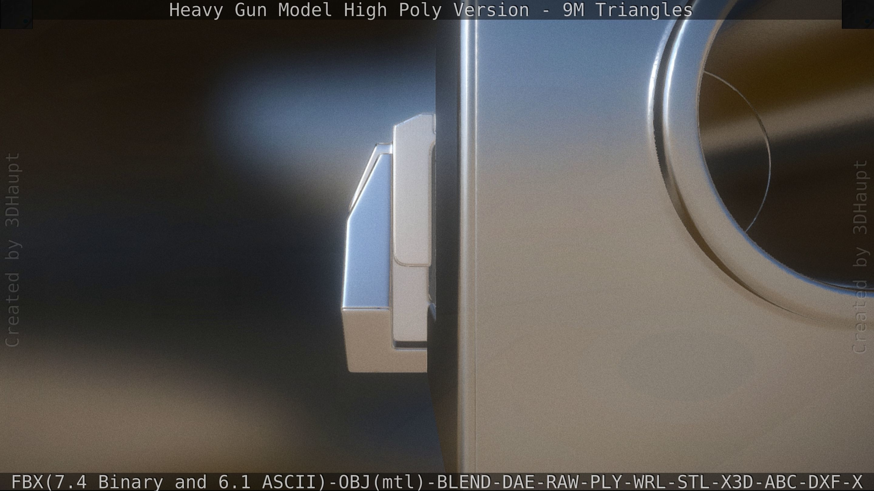 Heavy Gun Modul High Poly 3D model_72