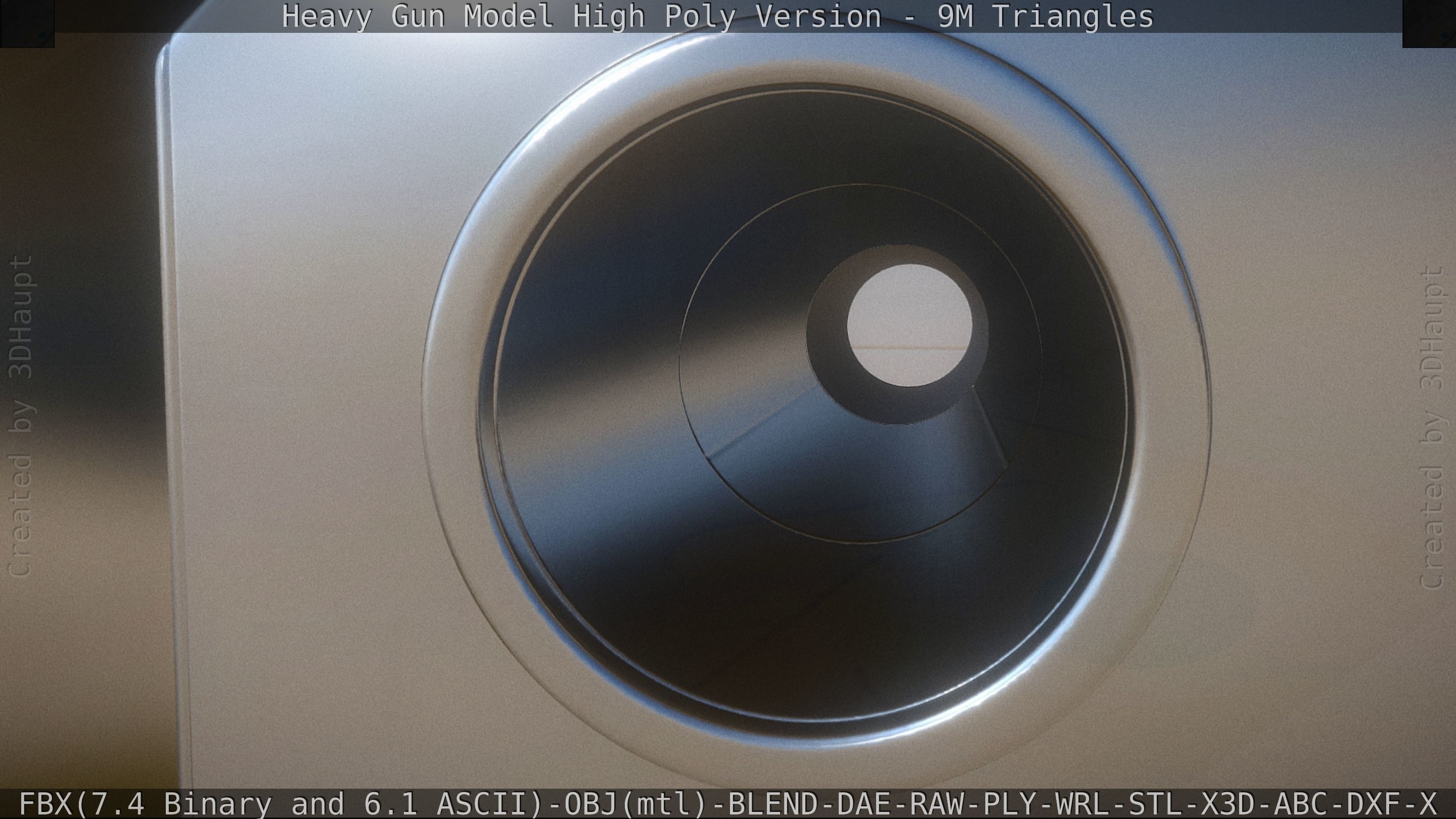 Heavy Gun Modul High Poly 3D model_67