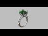 Oval Gemstone Ring 3D print model_1