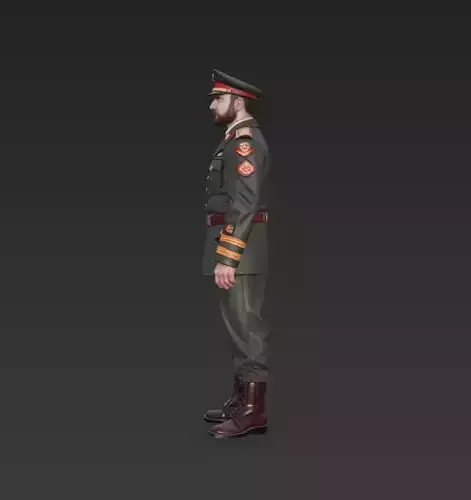 Classic-style military uniform 