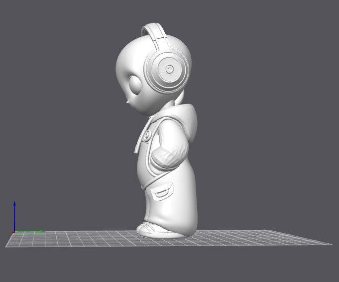 ET ALIEN sci-fi 3D model_3