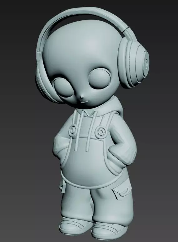 ET ALIEN sci-fi 3D model_0